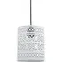 Deco Art Pendant Light - White, Metal