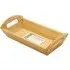 Deep Serving Tray with Handles - Natural, Bamboo