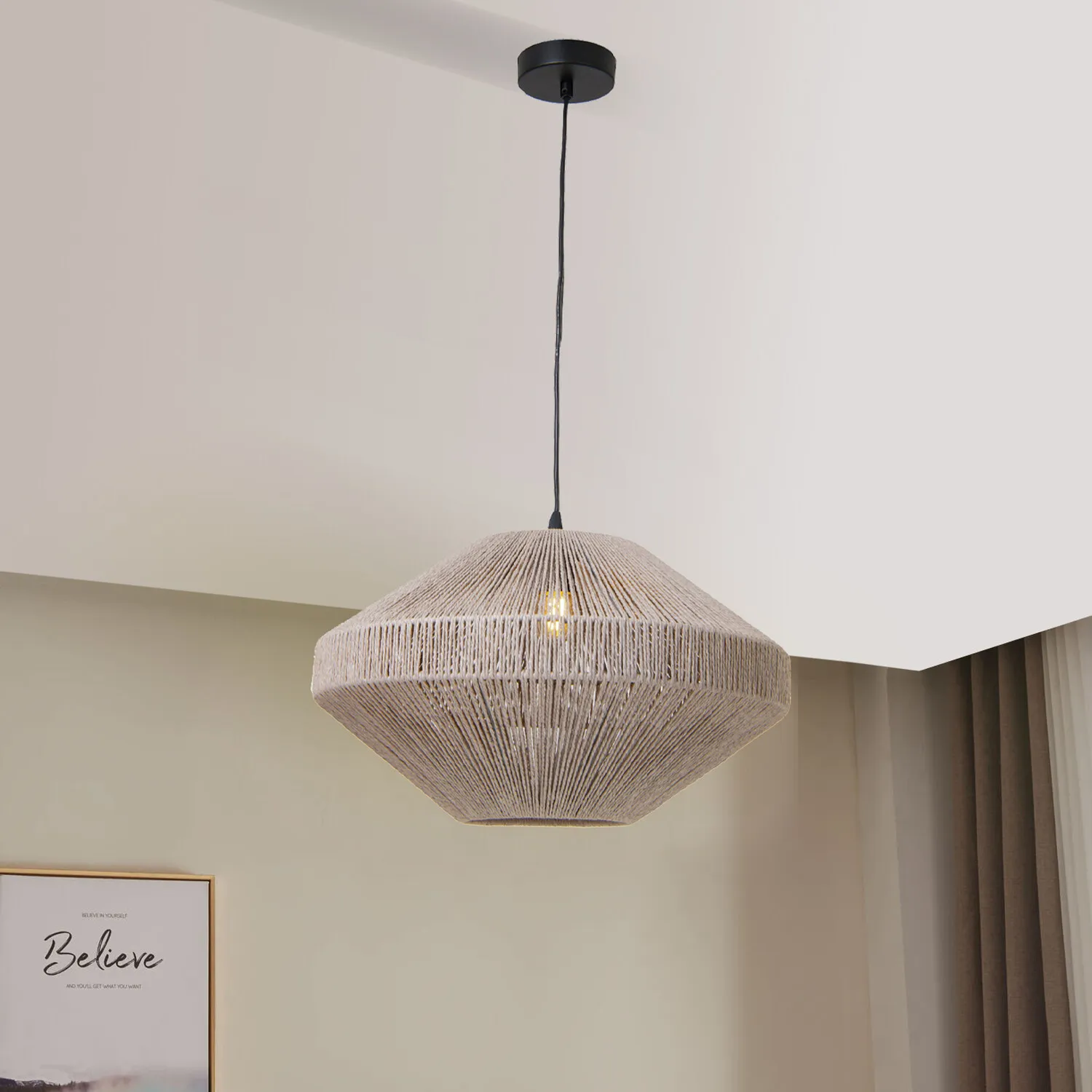Delia Ceiling Fitting - Grey