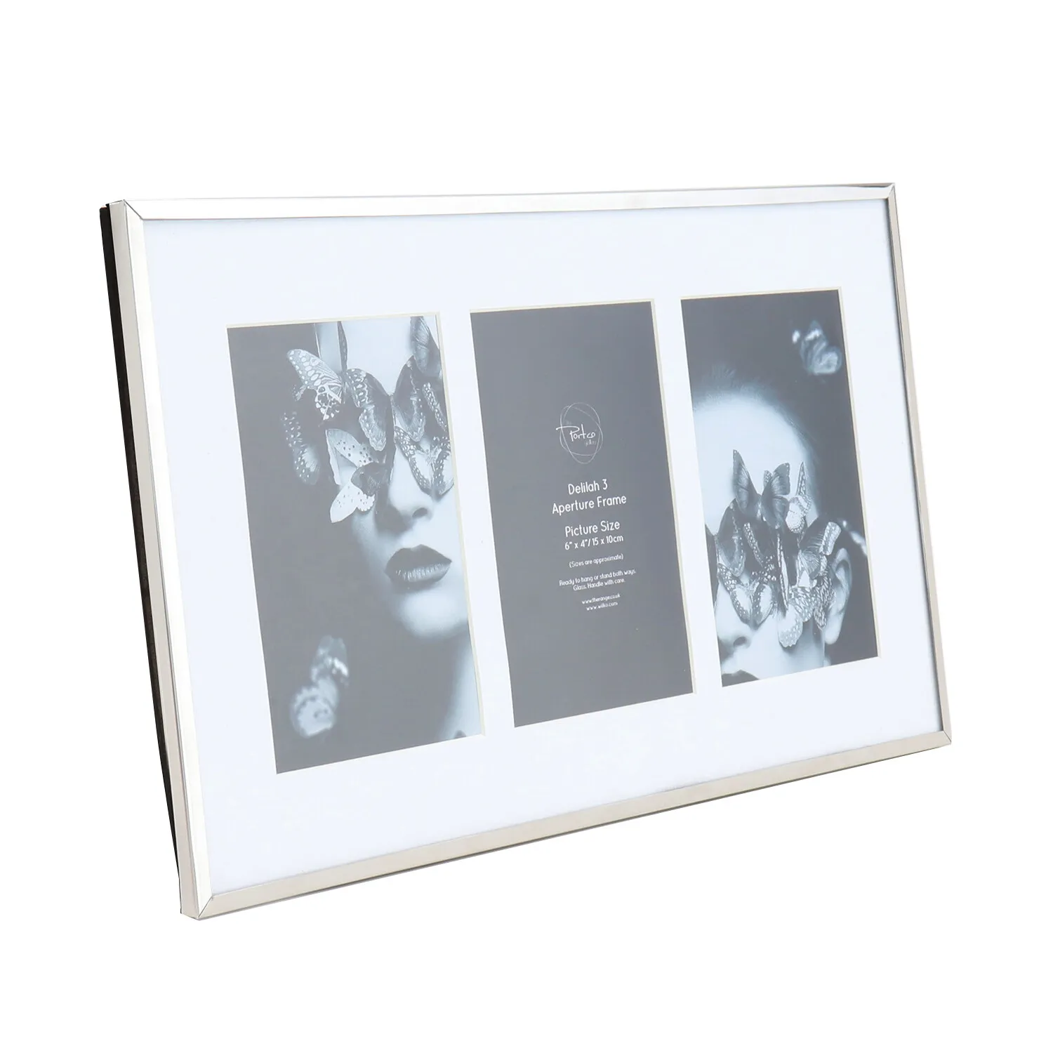 Delilah Aperture Photo Frame - Silver