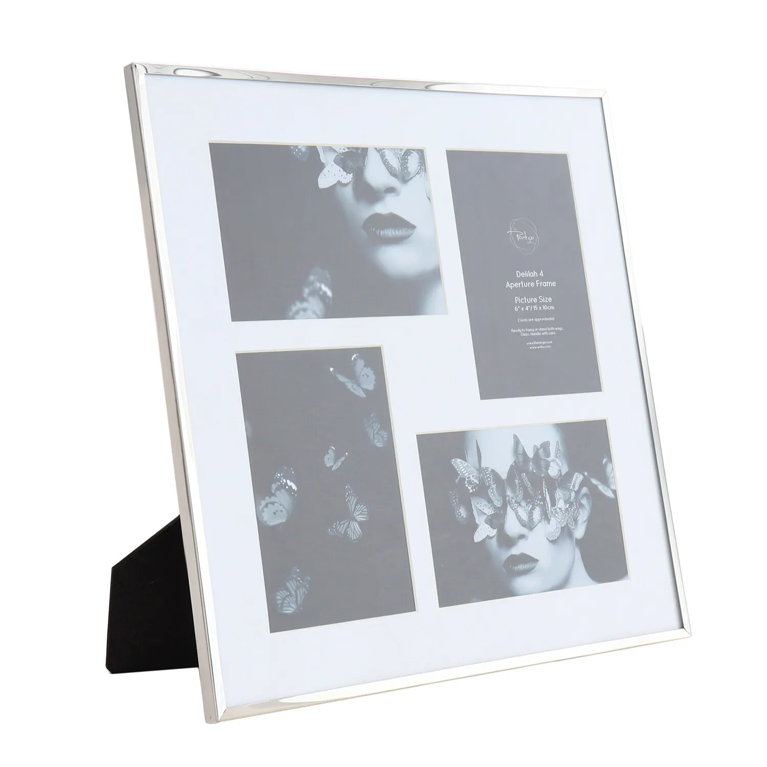 Delilah Aperture Photo Frame - Silver