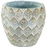 Delilah Cone Pot - Verdigris