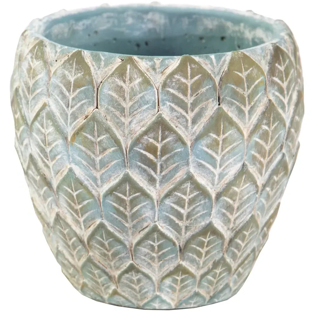 Delilah Cone Pot - Verdigris