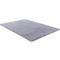 Deluxe 120cm Shaggy Rug - Silver