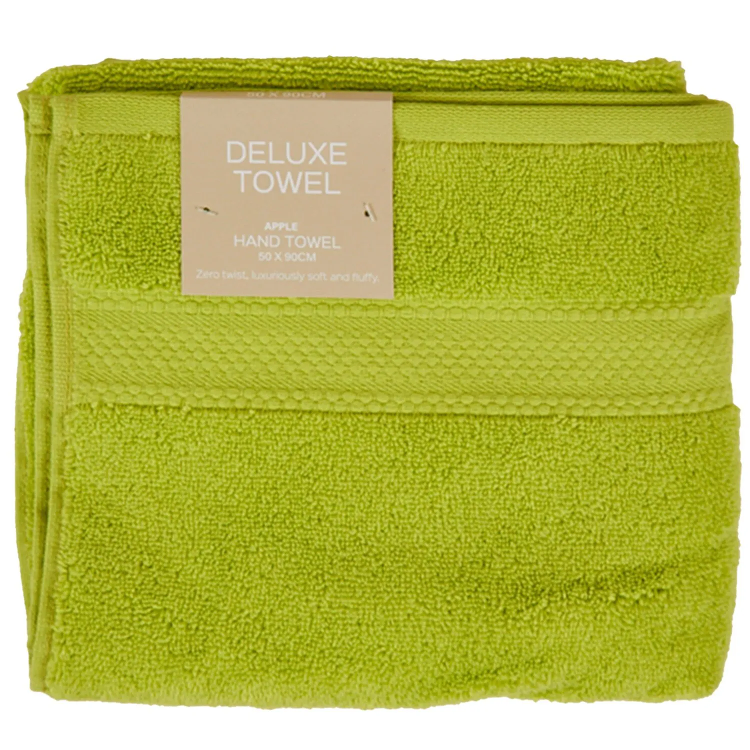 Deluxe Hand Towel - Green Apple