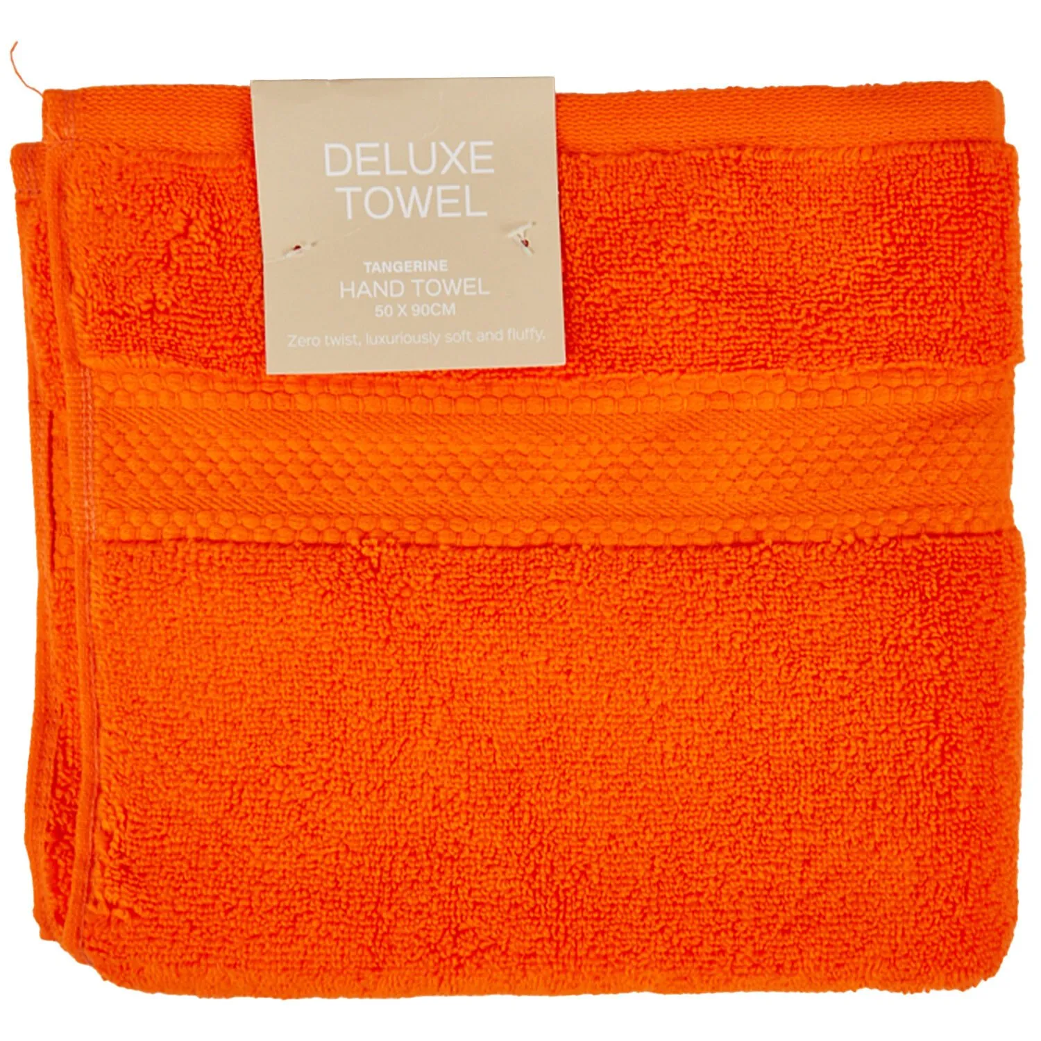 Deluxe Hand Towel - Tangerine