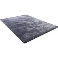 Deluxe Shaggy Rug 120cm - Grey