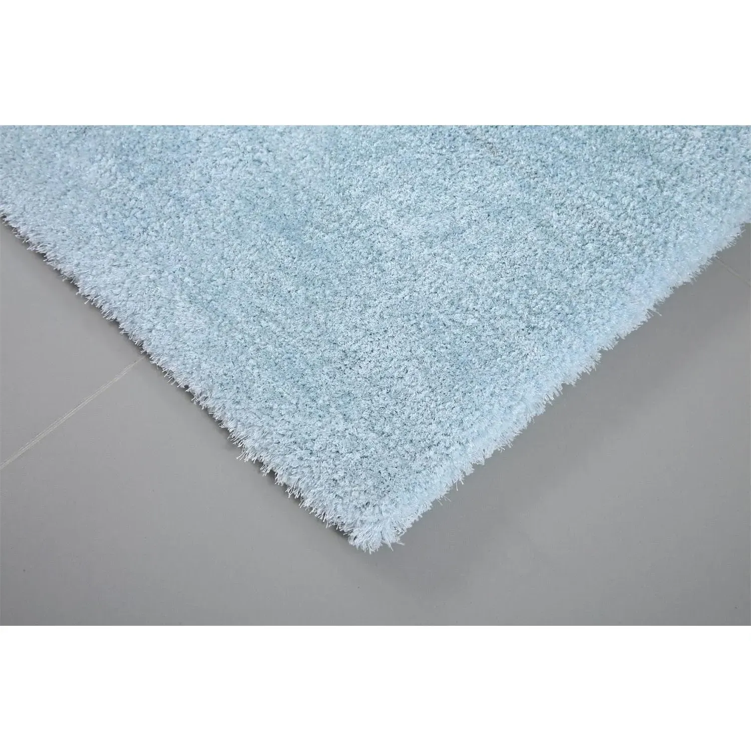 Deluxe Shaggy Rug 120x170cm - Mist Blue