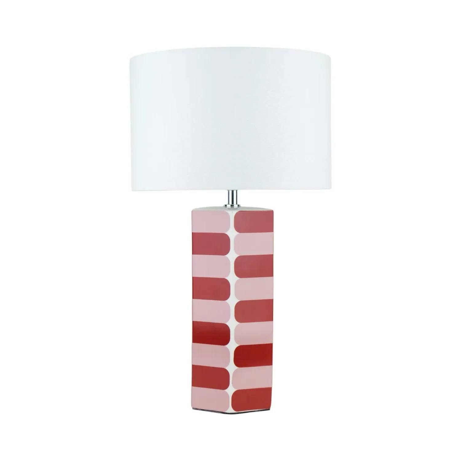 Denali Patterned Table Lamp - Red image