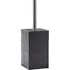 Denver Square Toilet Brush Holder - Grey, Rock Effect