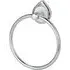 Dewsbury Towel Ring - Silver, Marble