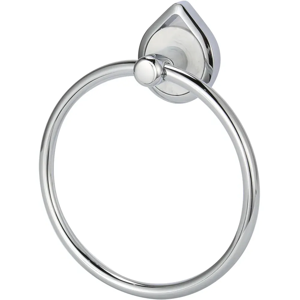 Dewsbury Towel Ring - Silver, Marble image