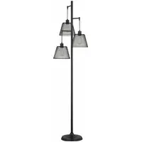 Dexter 3 Light Floor Lamp - Black