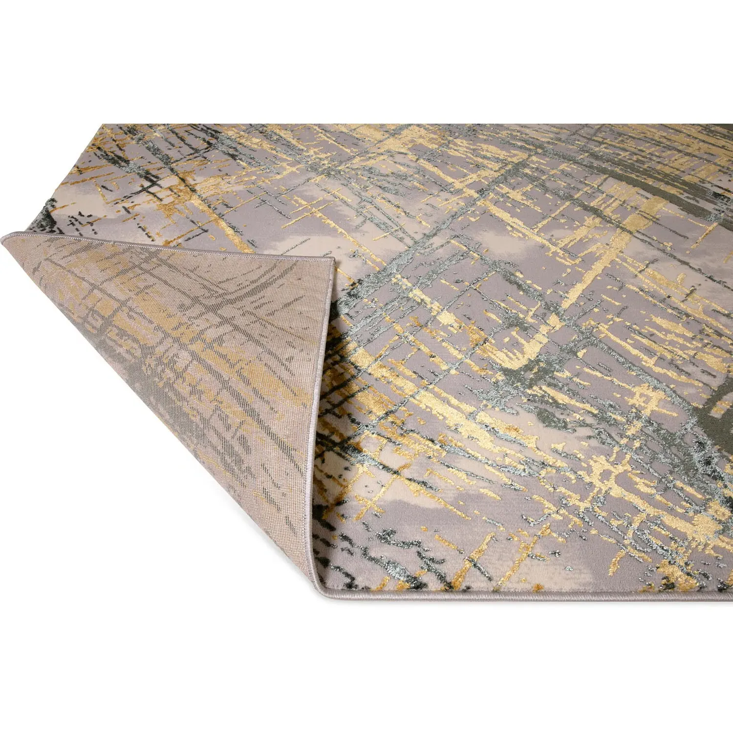 Diamond Abstract Rug - Blue