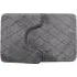 Diamond Bath and Pedestal Mat Set - Grey