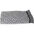 Diamond Fringe Bath Towel - Grey, Cotton