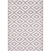 Diamond Geo Outdoor Rug - Natural