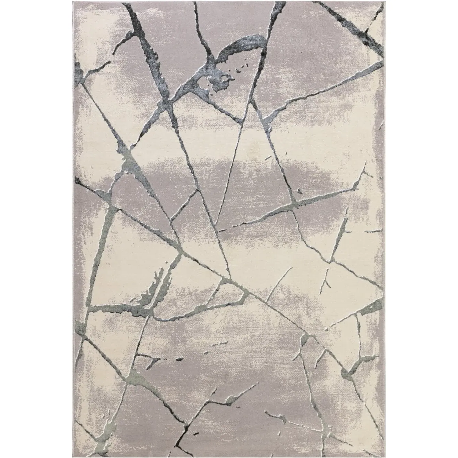 Diamond Green Marble Rug - Green