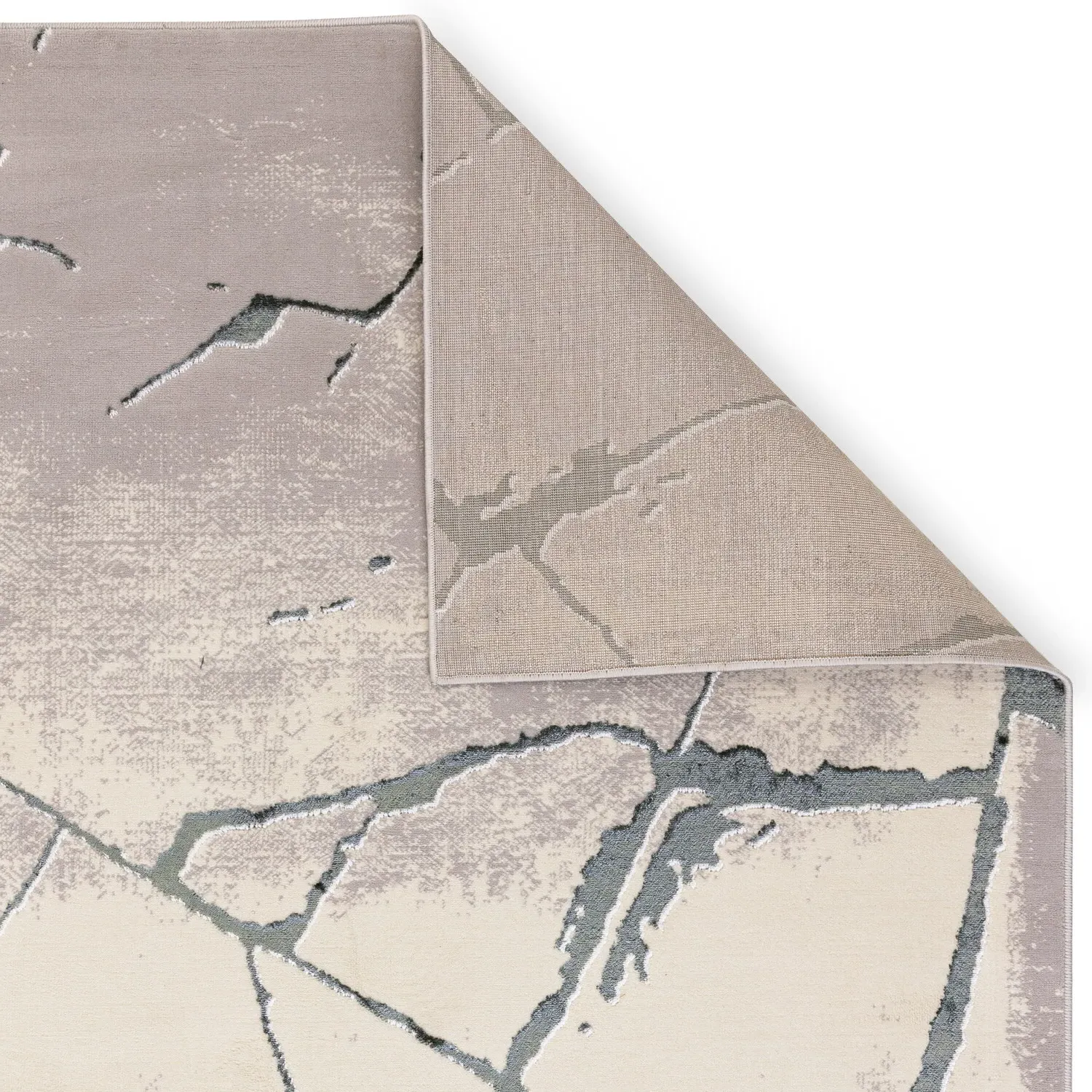 Diamond Green Marble Rug - Green