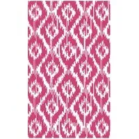 Diamond Haze Reversible Outdoor Rug - Pink