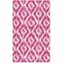 Diamond Haze Reversible Outdoor Rug - Pink