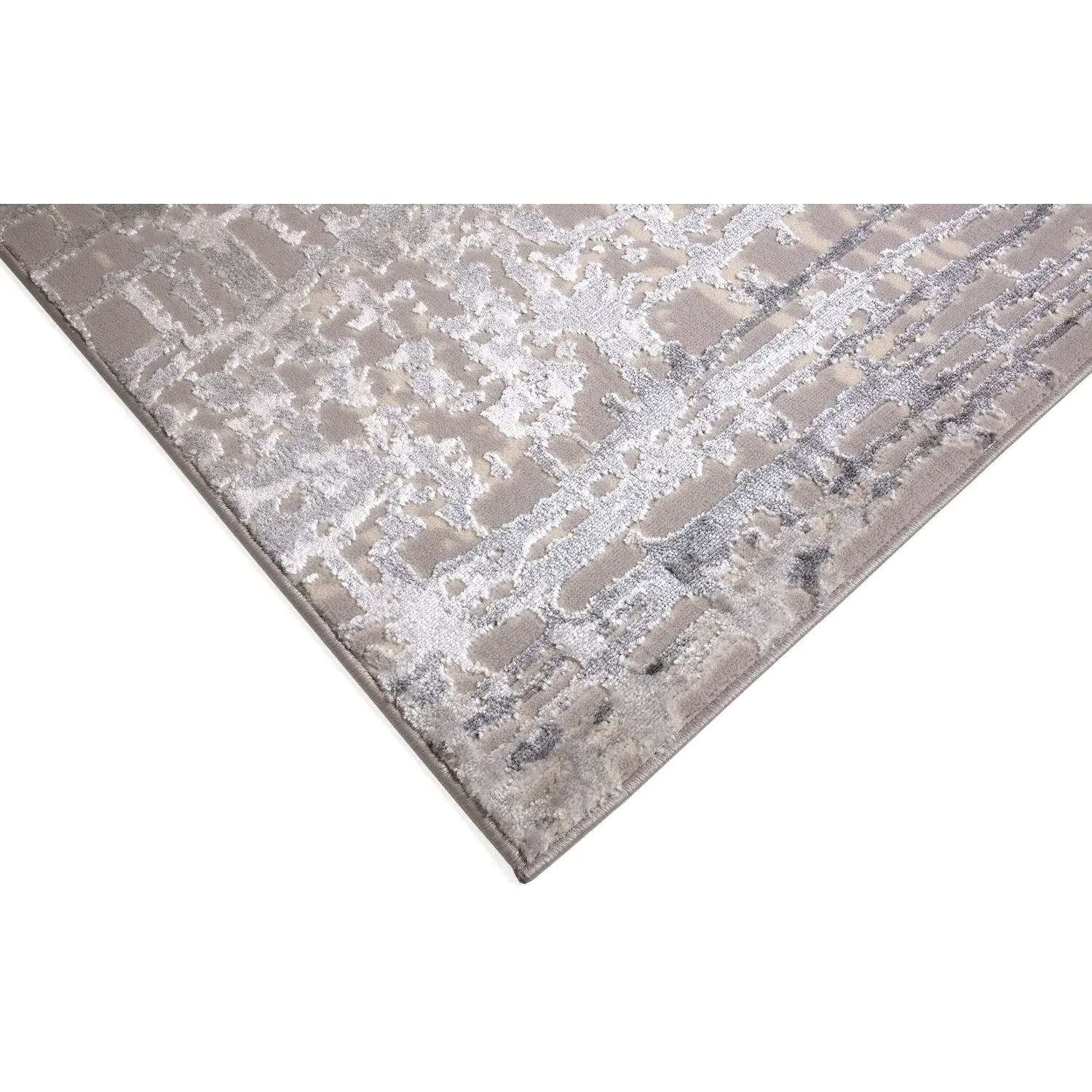 Diamond Haze Rug 120 x 170cm - Brown