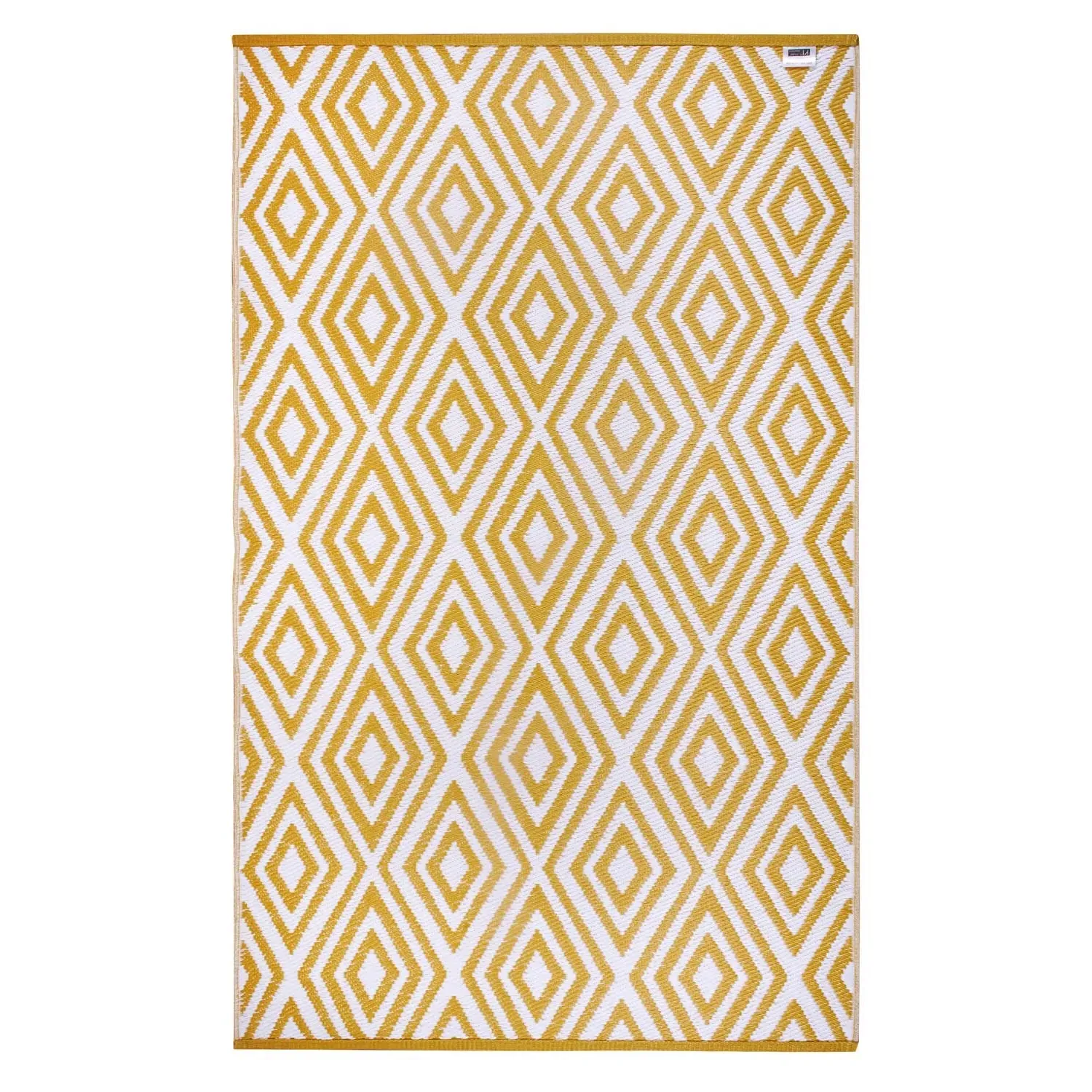 Diamond Outdoor Rug - Ochre