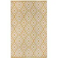 Diamond Outdoor Rug - Ochre