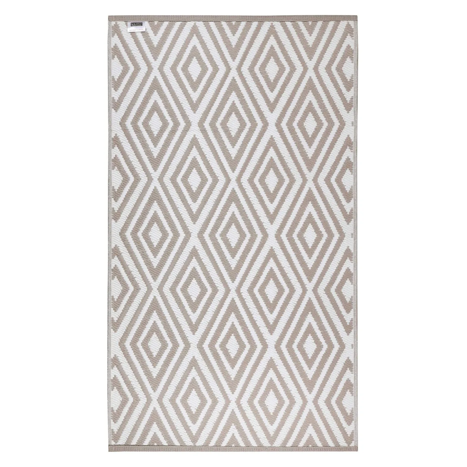 Diamond Outdoor Rug - Taupe