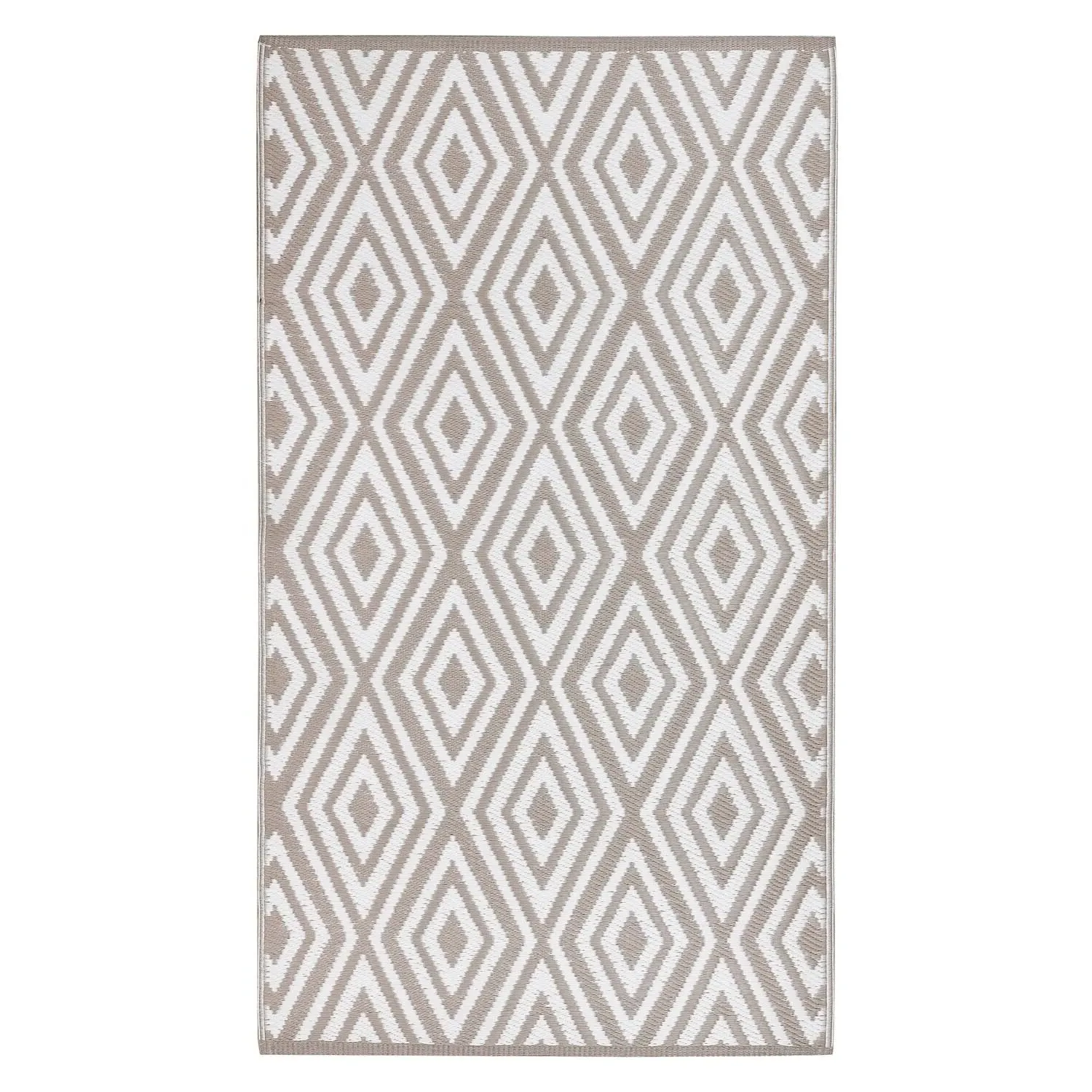 Diamond Outdoor Rug - Taupe image