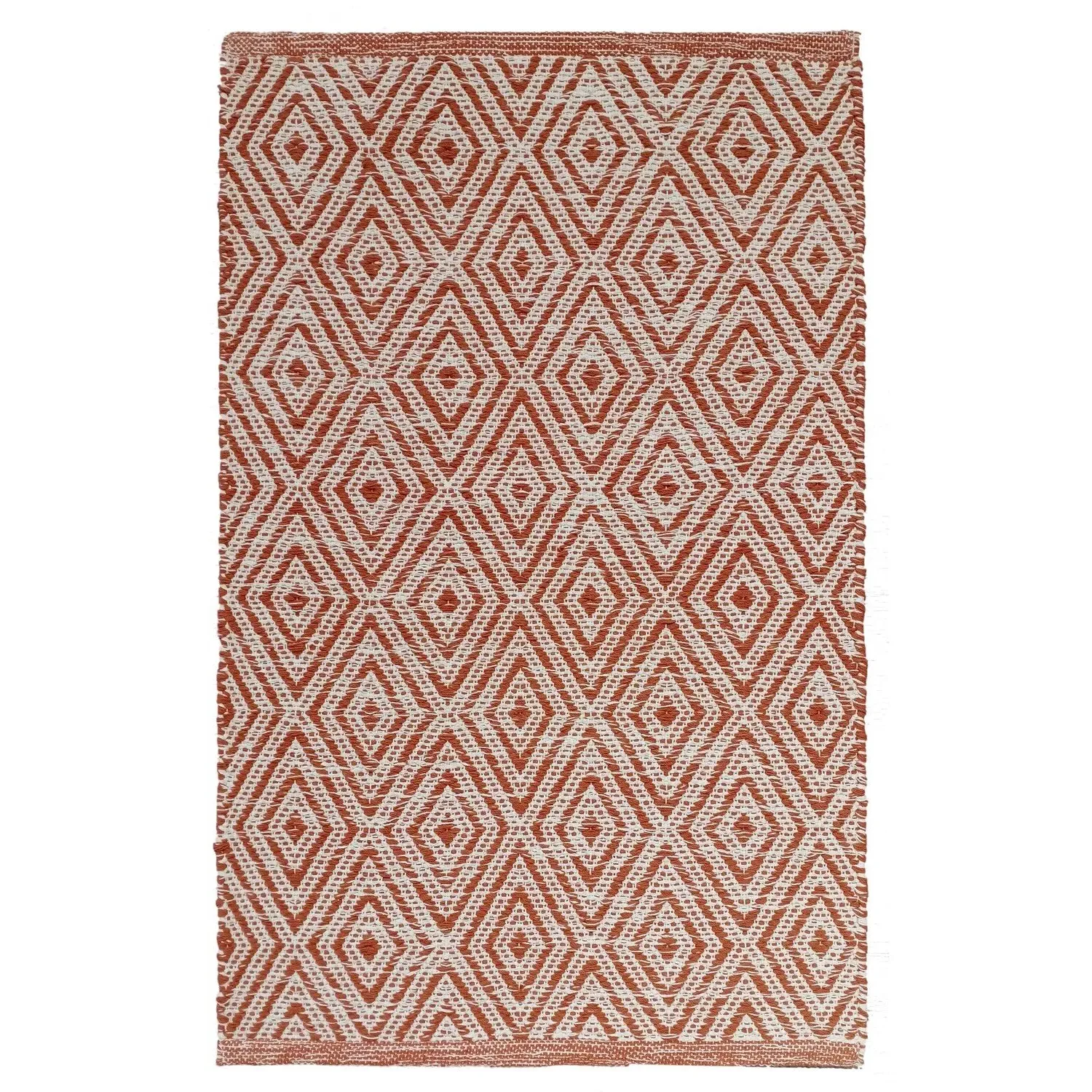 Diamond Rug - Terracotta image