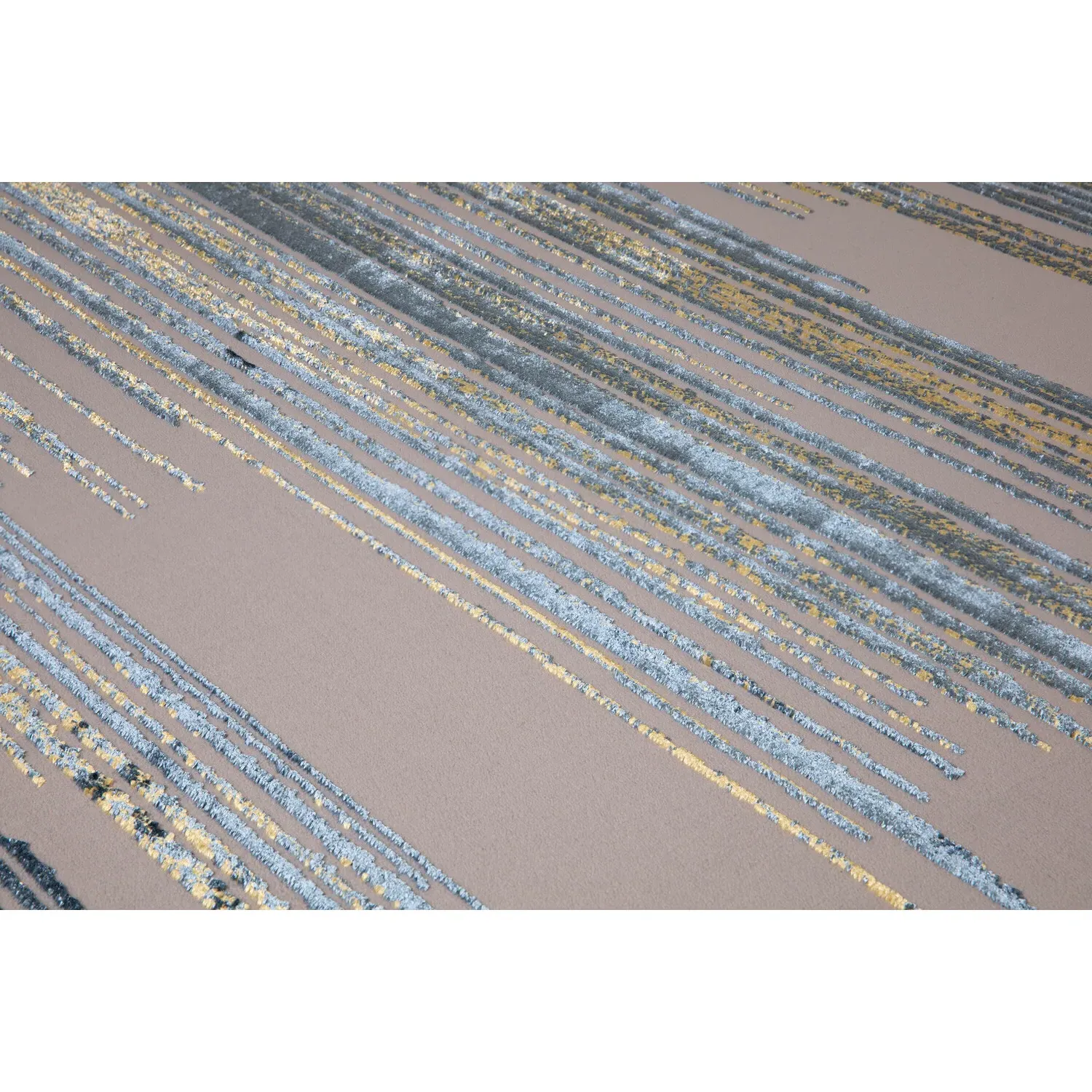 Diamond Stripe Rug - Cream