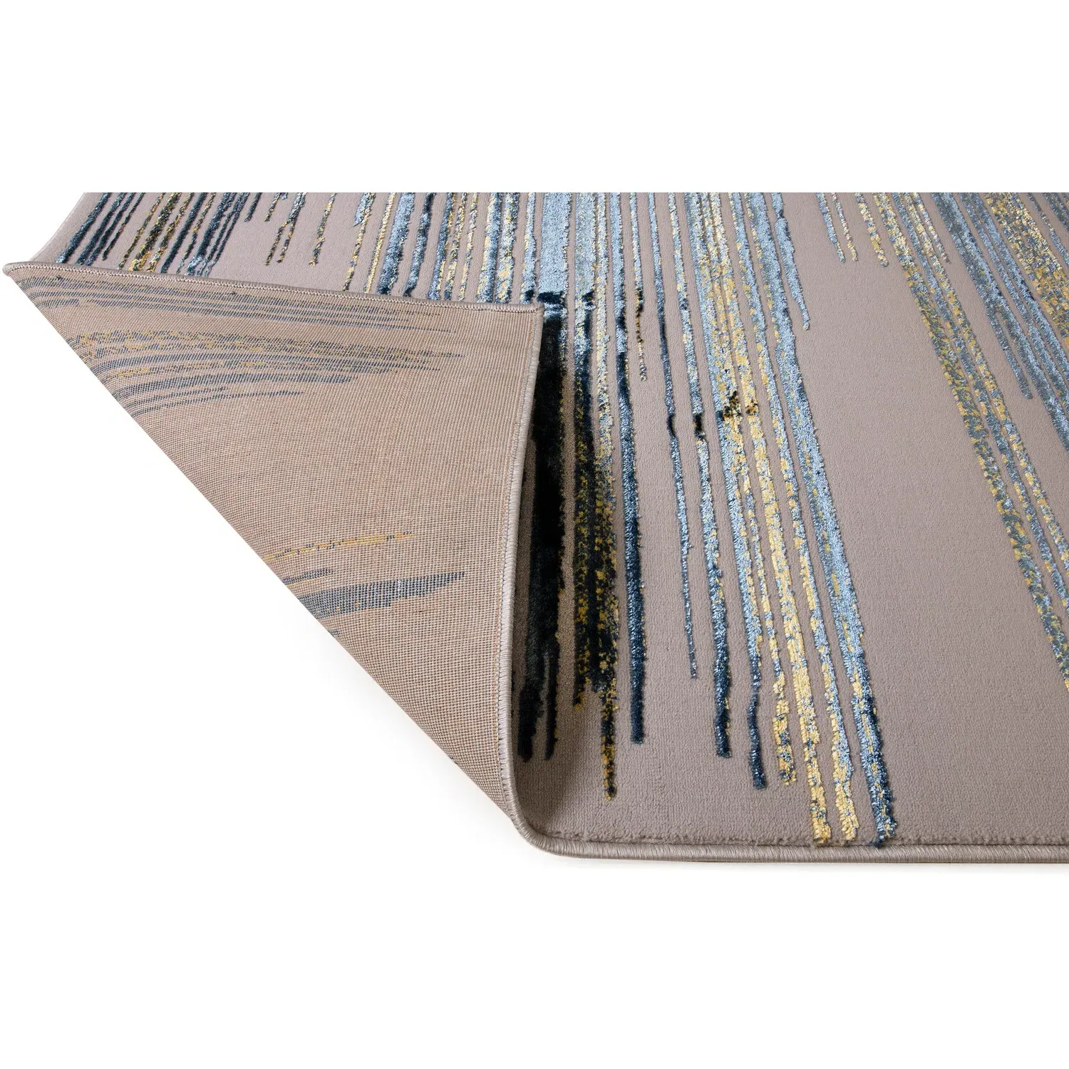 Diamond Stripe Rug - Cream