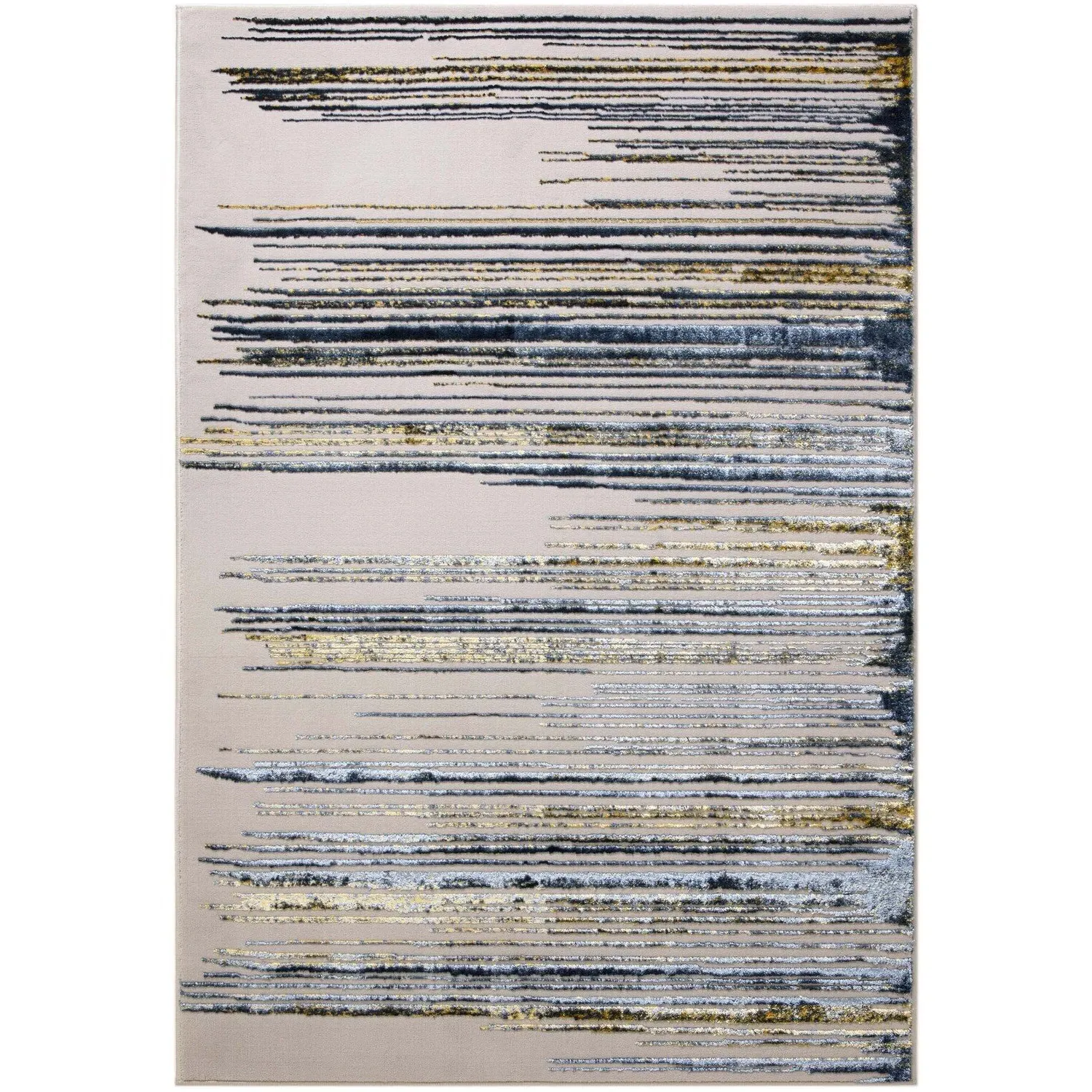 Diamond Stripe Rug - Cream