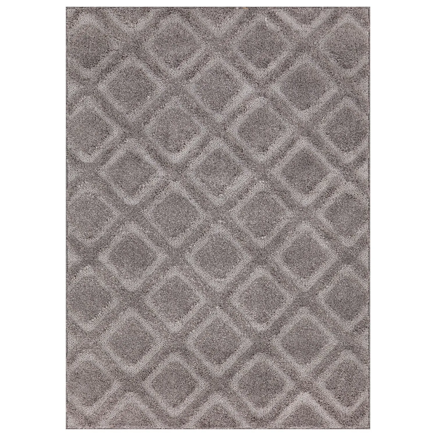 Diamonds Rug - Grey, Polypropylene