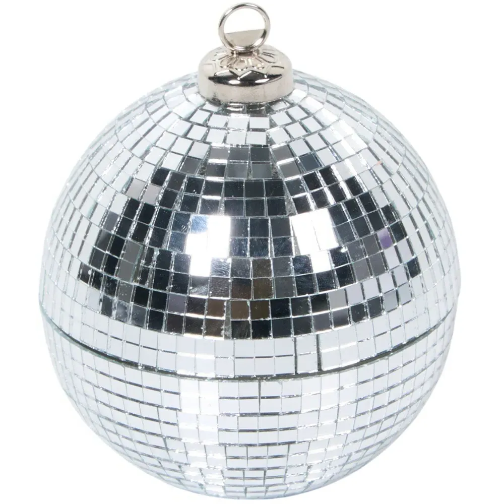 Disco Ball Candle - Silver