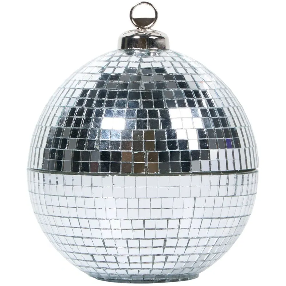 Disco Ball Candle - Silver image