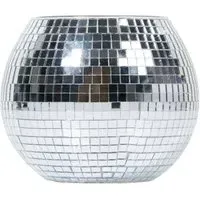 Disco Tealight Holder - Silver