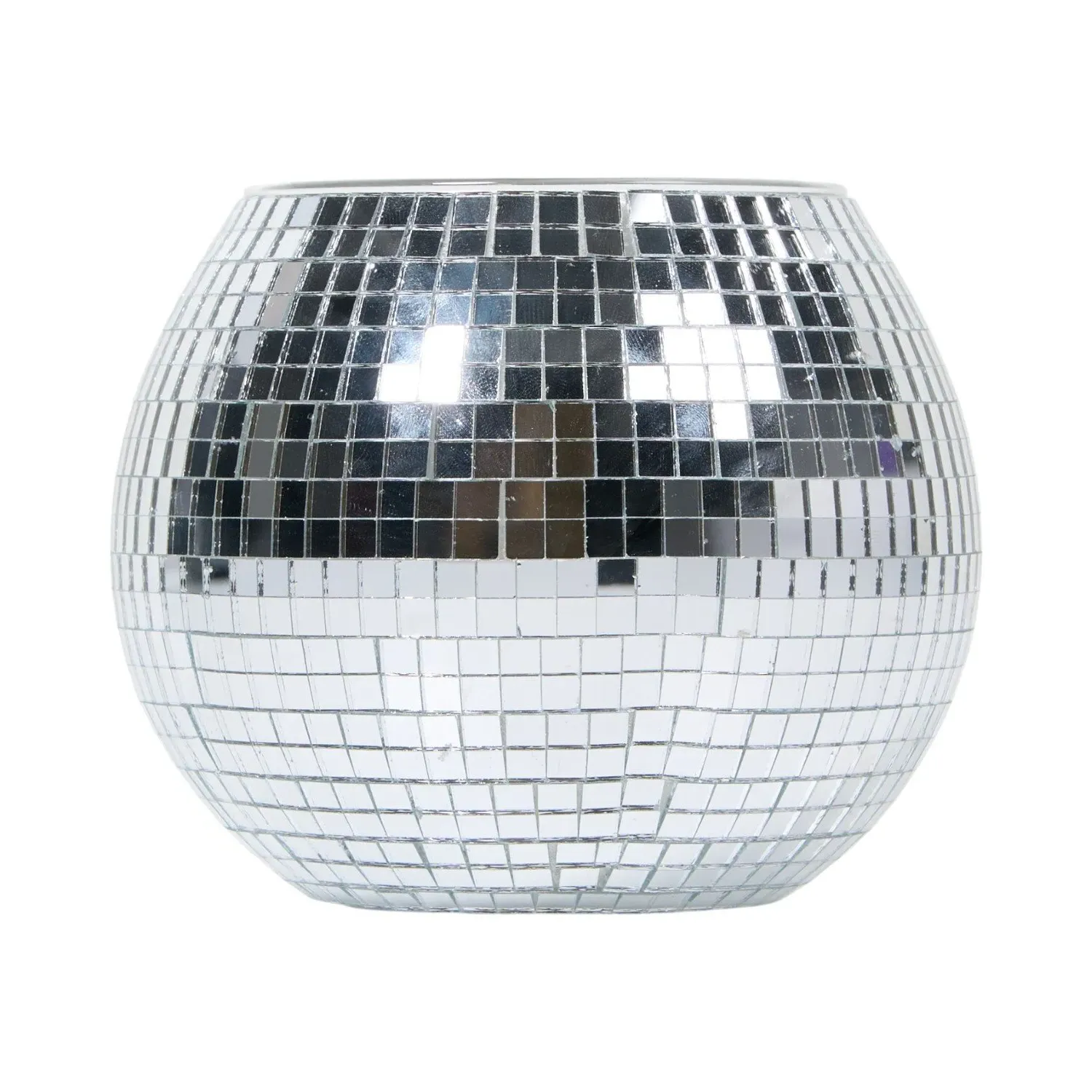 Disco Tealight Holder - Silver image