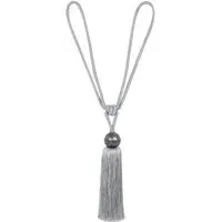 Distressed Ball Tieback - Slate