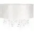 Distressed Ceiling Light Shade with Droplets - White