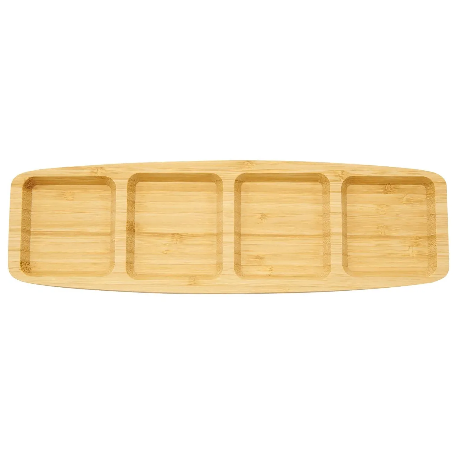 Divided Serving Tray - Natural, Bamboo