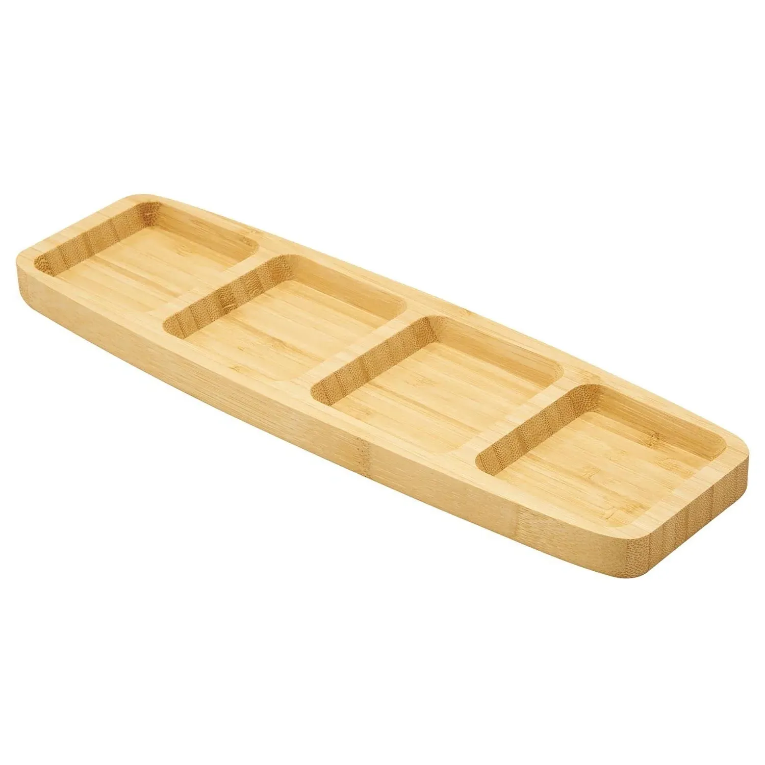Divided Serving Tray - Natural, Bamboo image