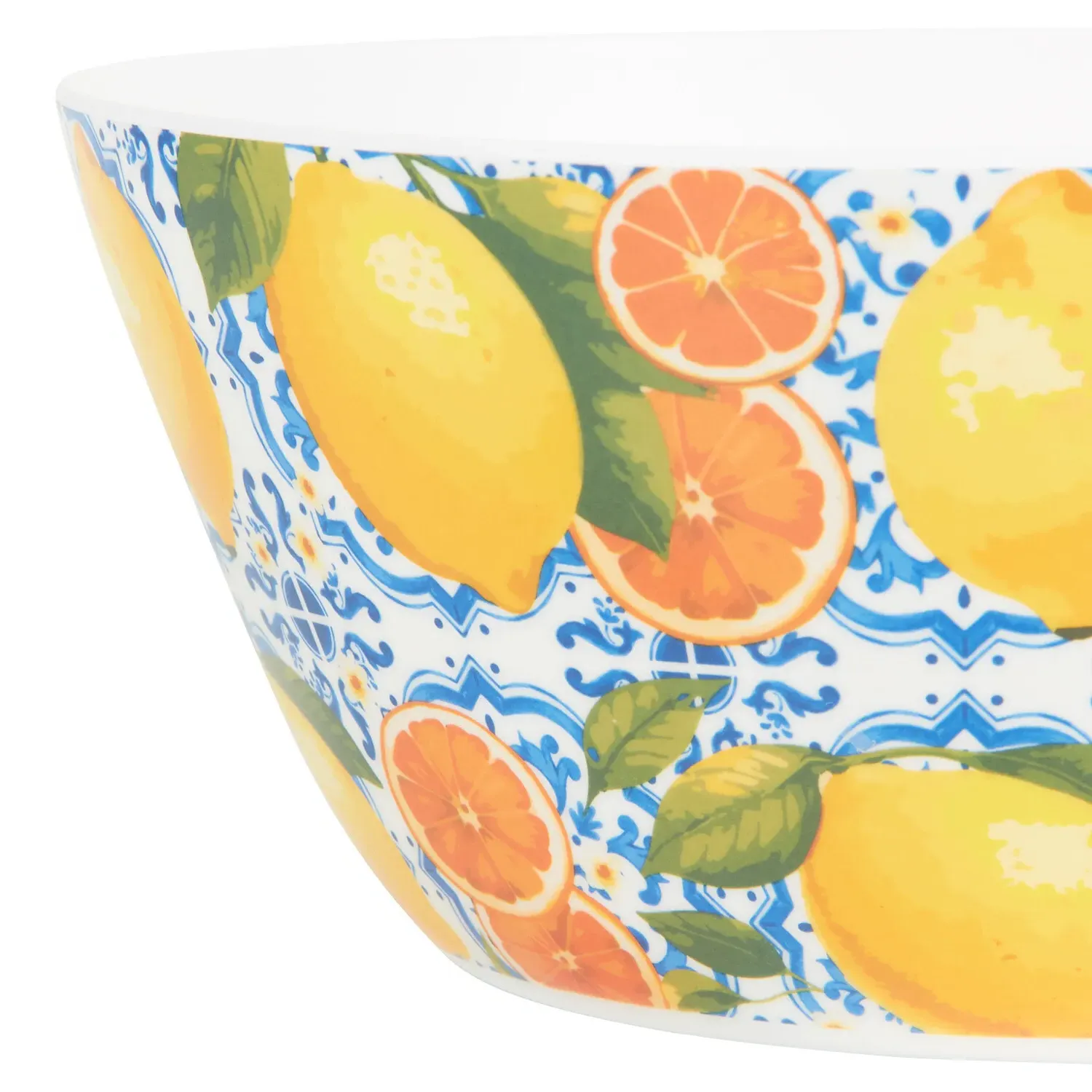 Dolce Vita Melamine Serving Bowl - Blue