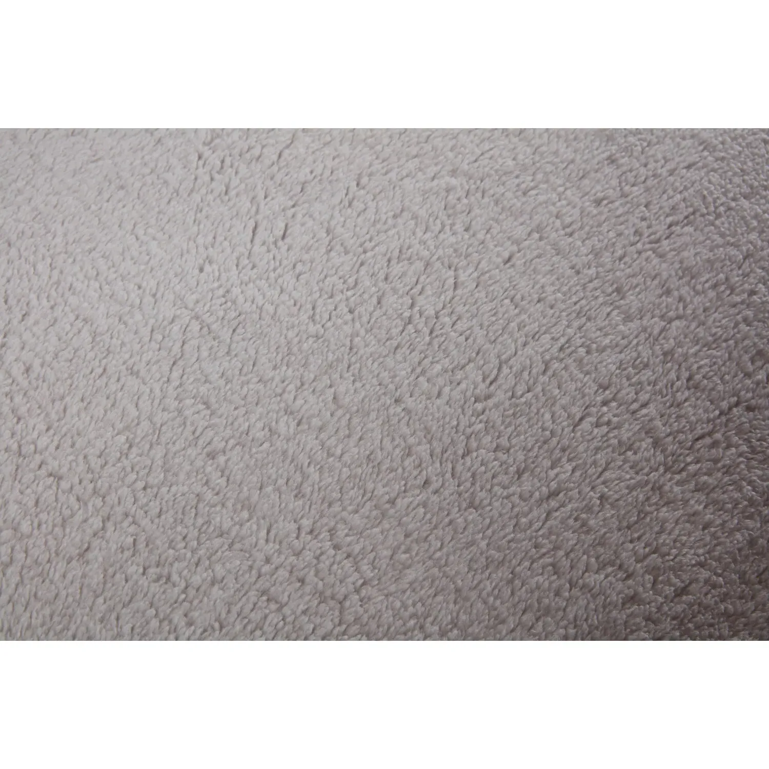 Double Teddy Fleece Fitted Sheet - Silver