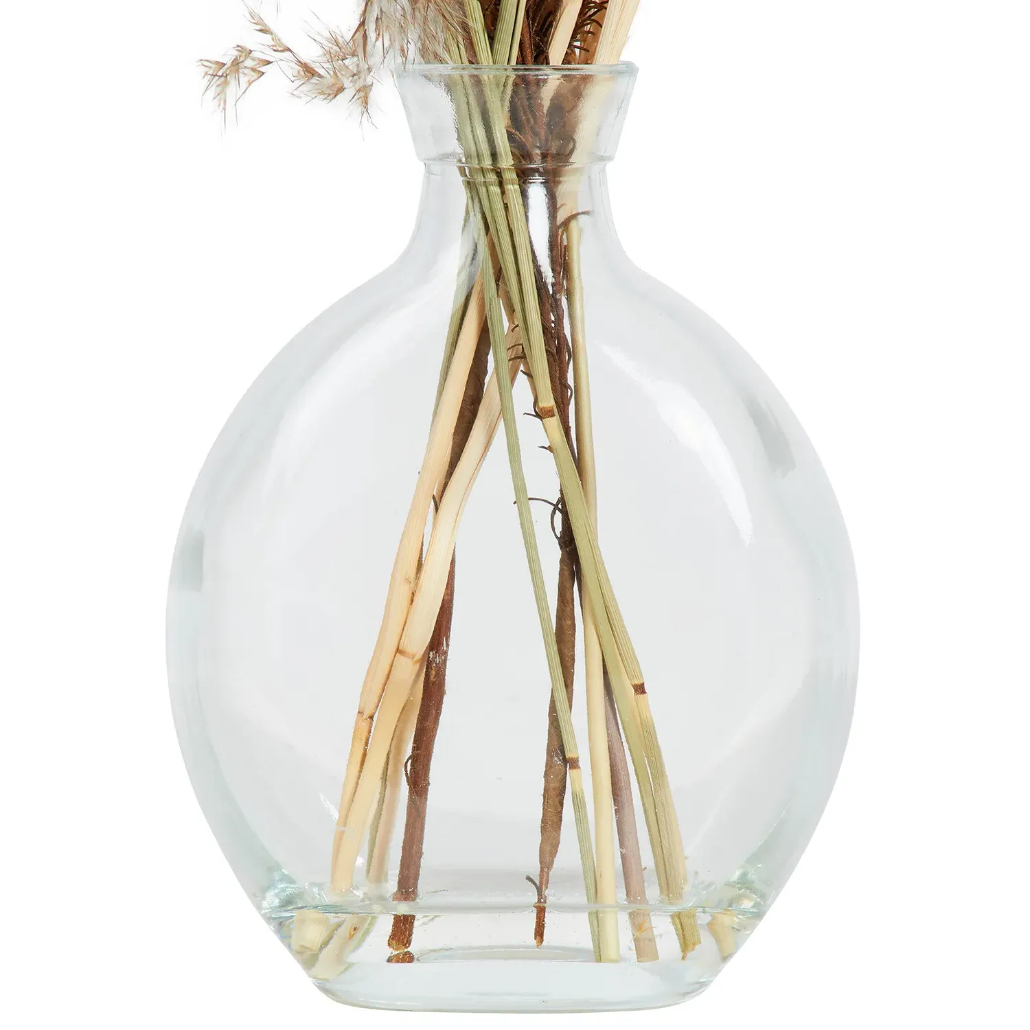 Dried Floristry Vase Arrangement - Clear