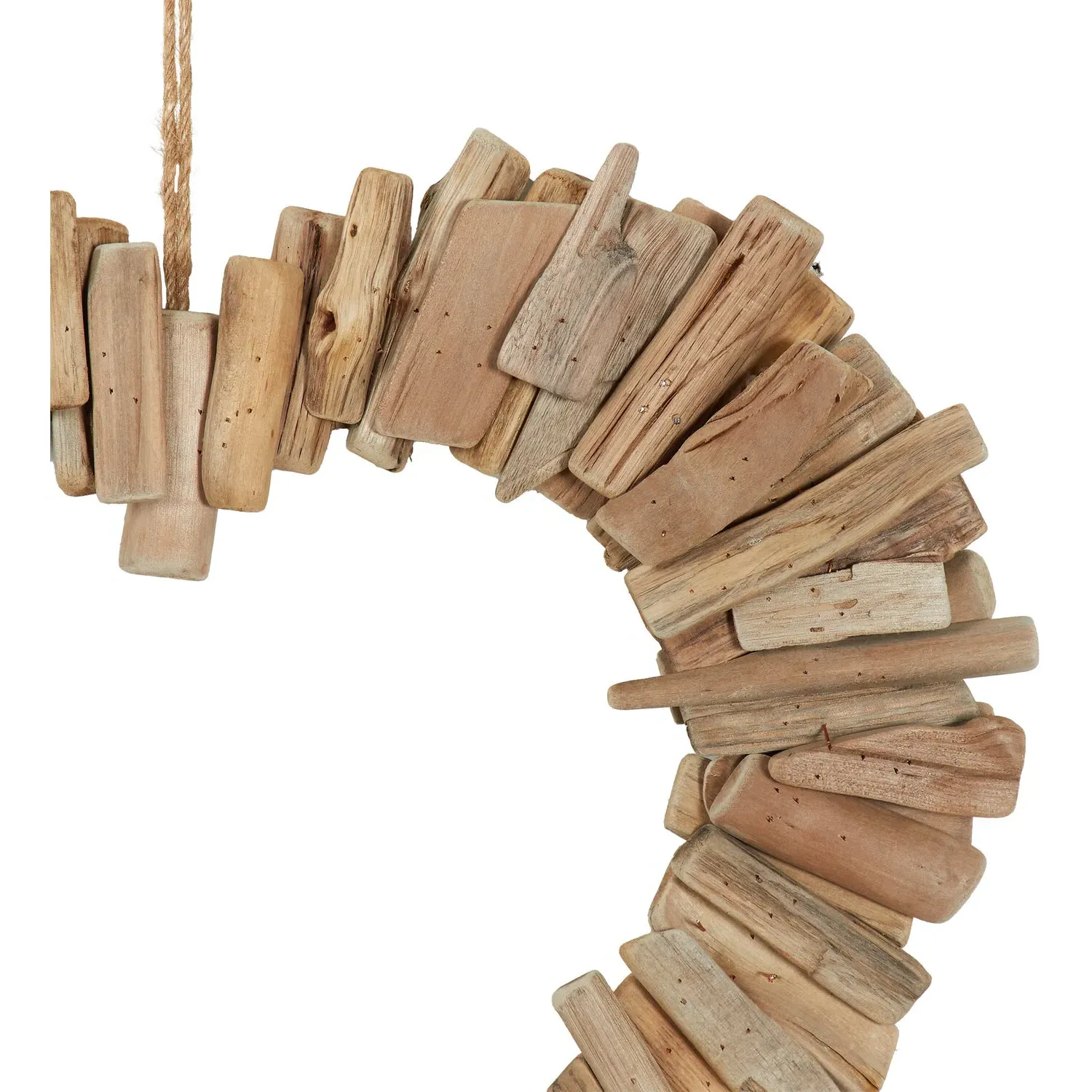 Driftwood Heart Wreath - Brown