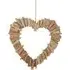 Driftwood Heart Wreath - Brown