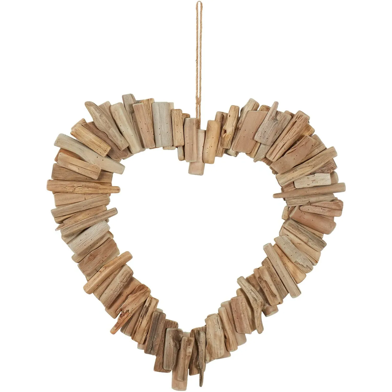 Driftwood Heart Wreath - Brown image