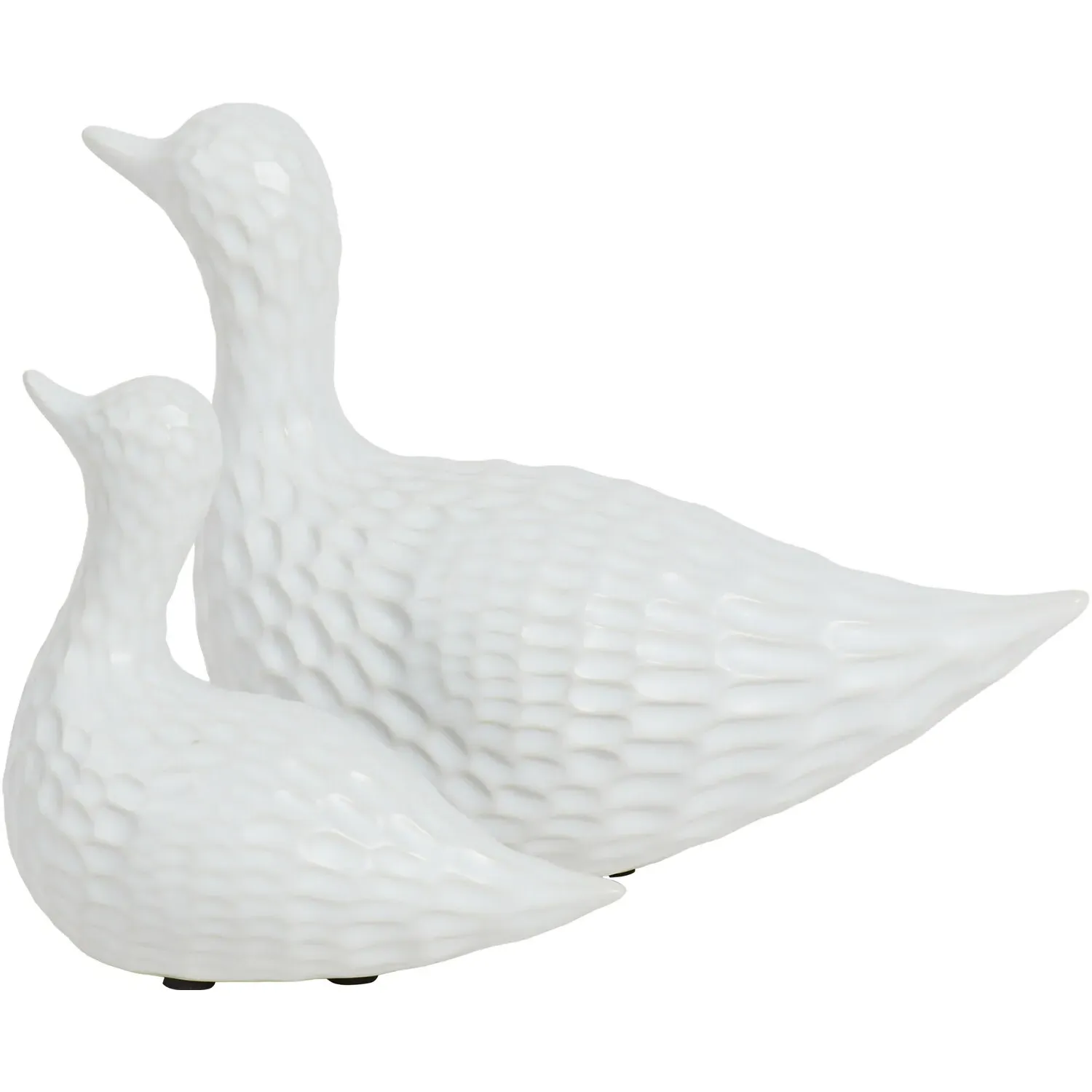 Duck Ornament 2 Pack - White